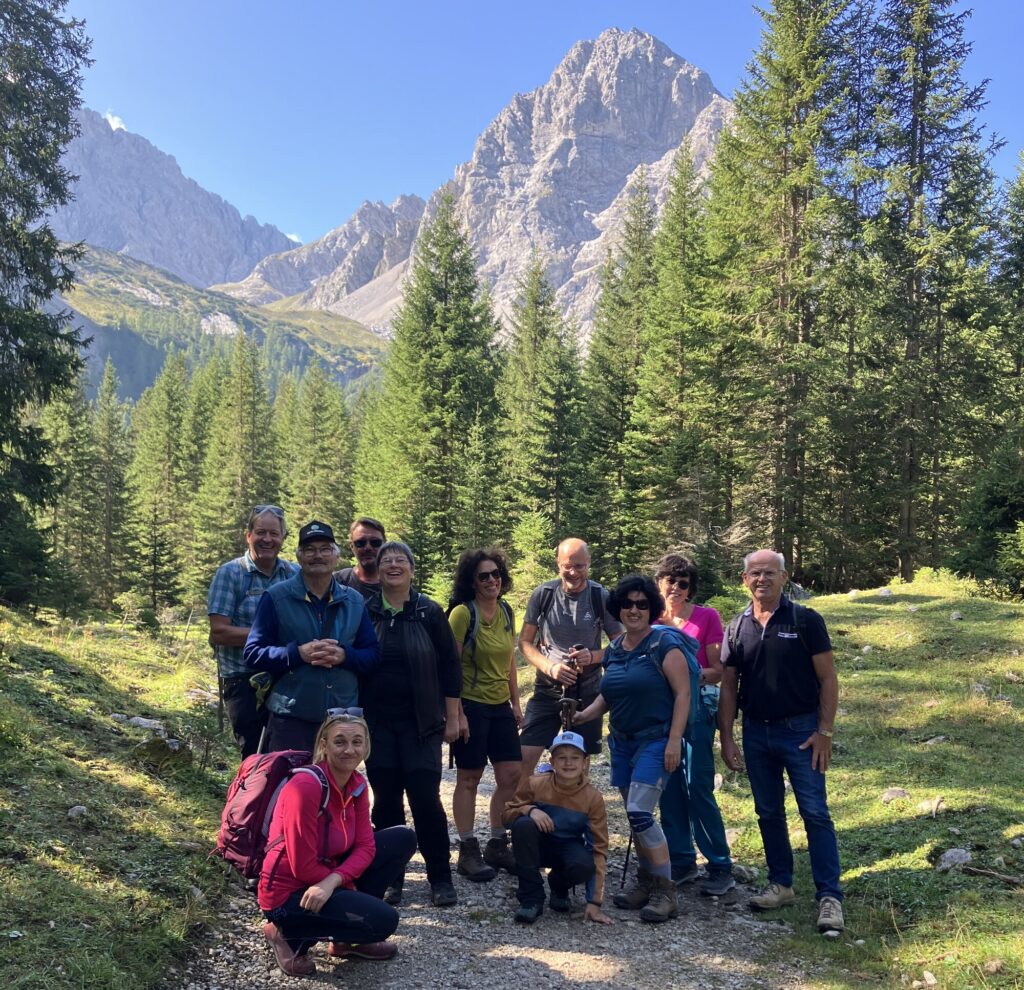 Gruppenbild der zweiten Wandergruppe