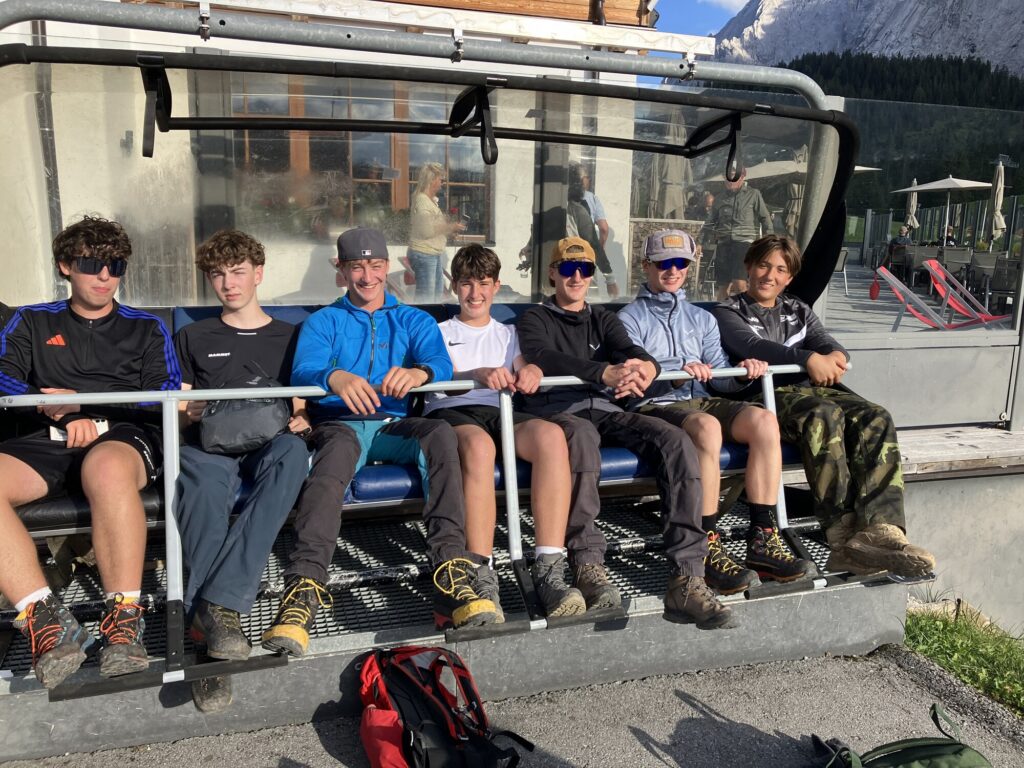 Talfahrt mit der Seilbahn